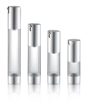 Czarna airless butelka pompy