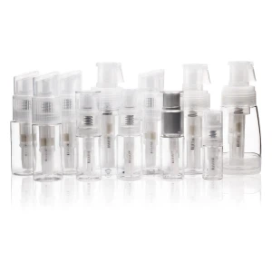 Butelka z pompką proszkową