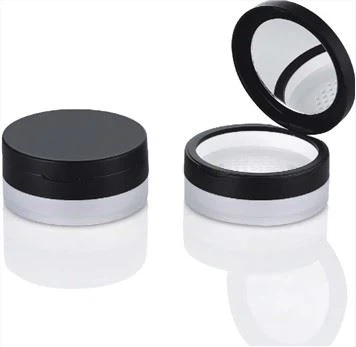 Pusta kompaktowa obudowa z proszkiem